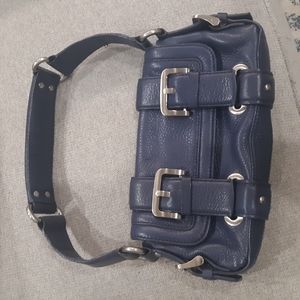 Kenneth Cole blue leather purse